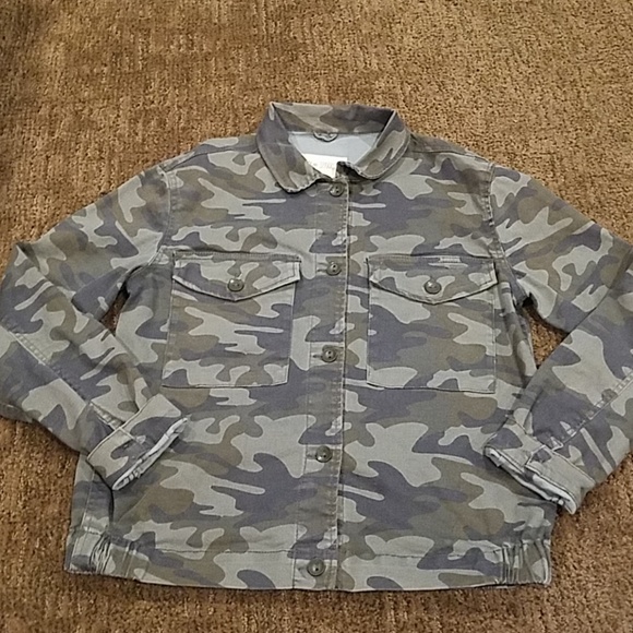 Sky and sparrow army print jacket - Picture 3 of 5